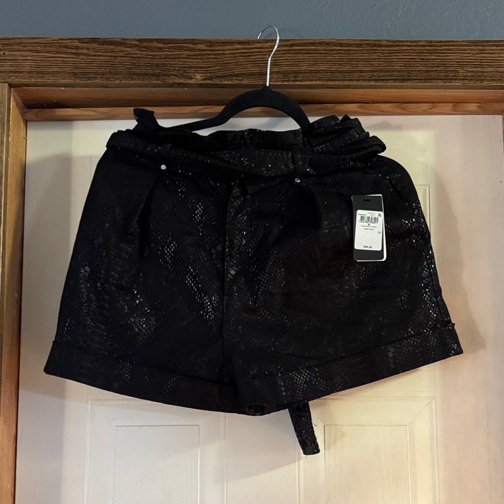 Guess Black High Waist Women's Shorts